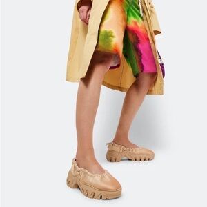 Rombaut Women's Beige Boccaccio Aura Ballerina platform Flats size 10